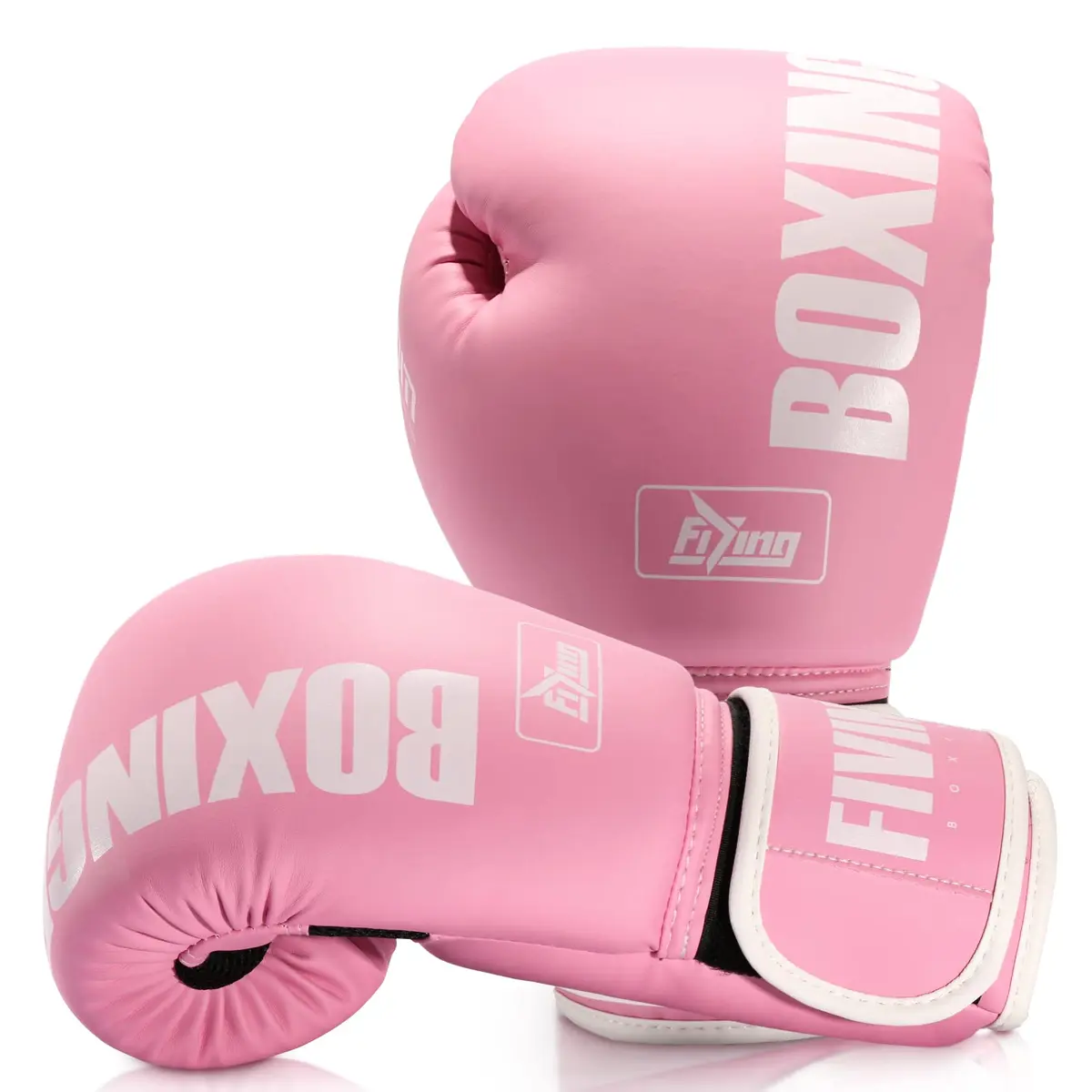 FIVING Pink Boxing Gloves for Women | 10oz MMA & Kickboxing Training (0.45kg) - main product image