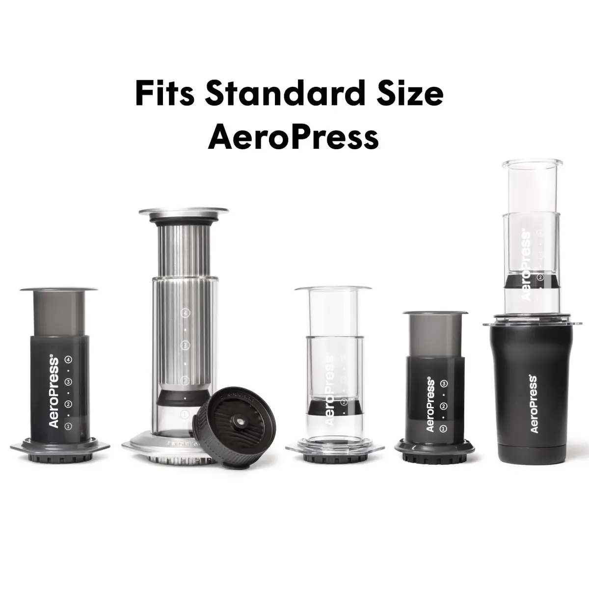 AeroPress Flow Control Filter Cap, Black | Brew Espresso-Style Crema & More - view 6