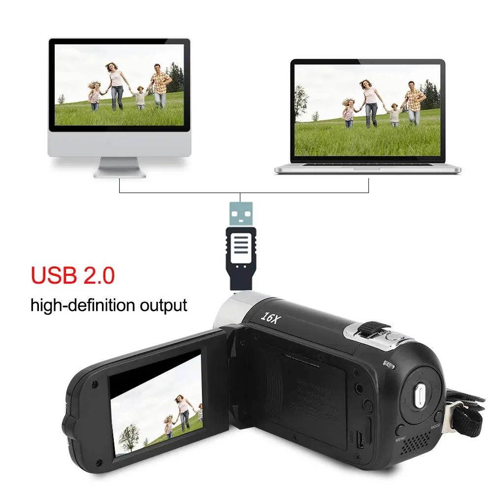 Focket Digital Camcorder 16X Zoom | Compact Video Camera for Teens & Beginners - view 5