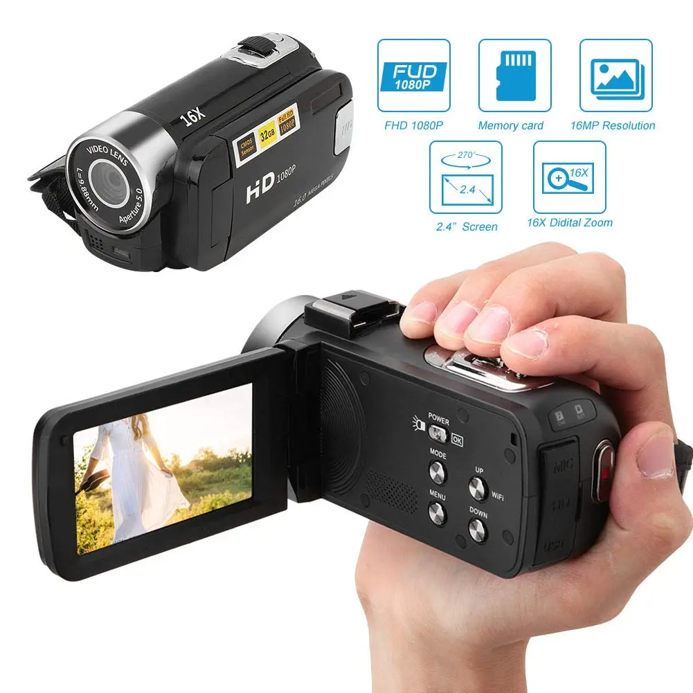Focket Digital Camcorder 16X Zoom | Compact Video Camera for Teens & Beginners - view 6