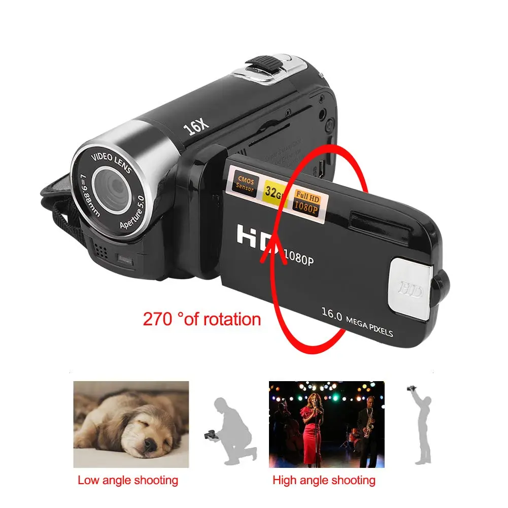 Focket Digital Camcorder 16X Zoom | Compact Video Camera for Teens & Beginners - view 4
