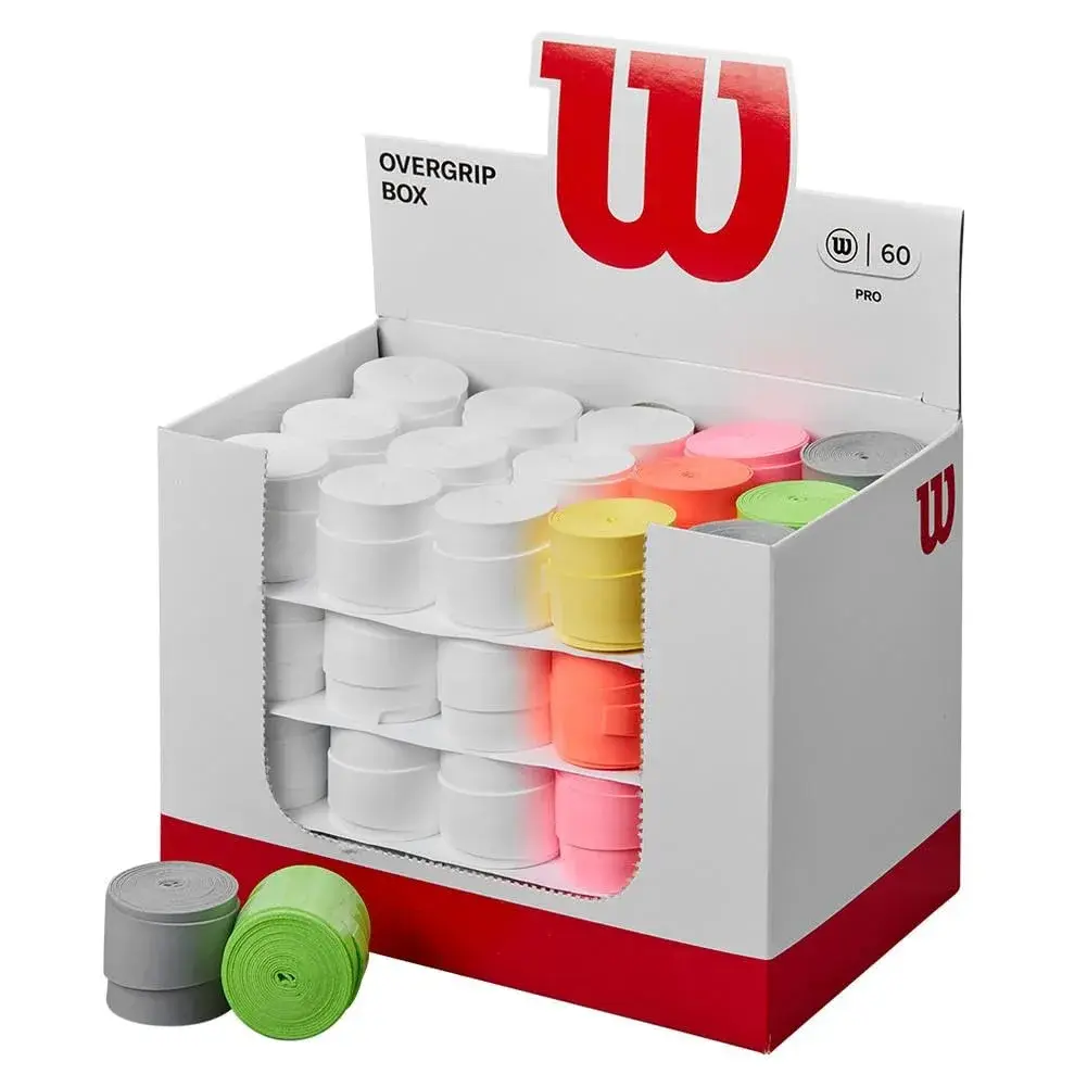 WILSON Sensation Pro Tennis Racquet Over Grip - Assorted Colors | 60 Grips - main product image