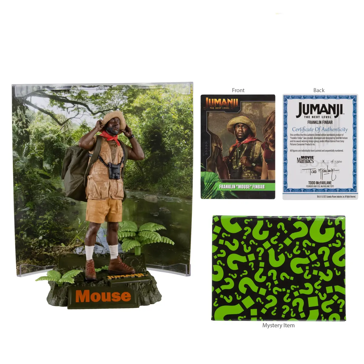 McFarlane Toys Movie Maniacs Franklin "Mouse" Finbar (Jumanji) 6in Figure | ASTM-Tested - view 2