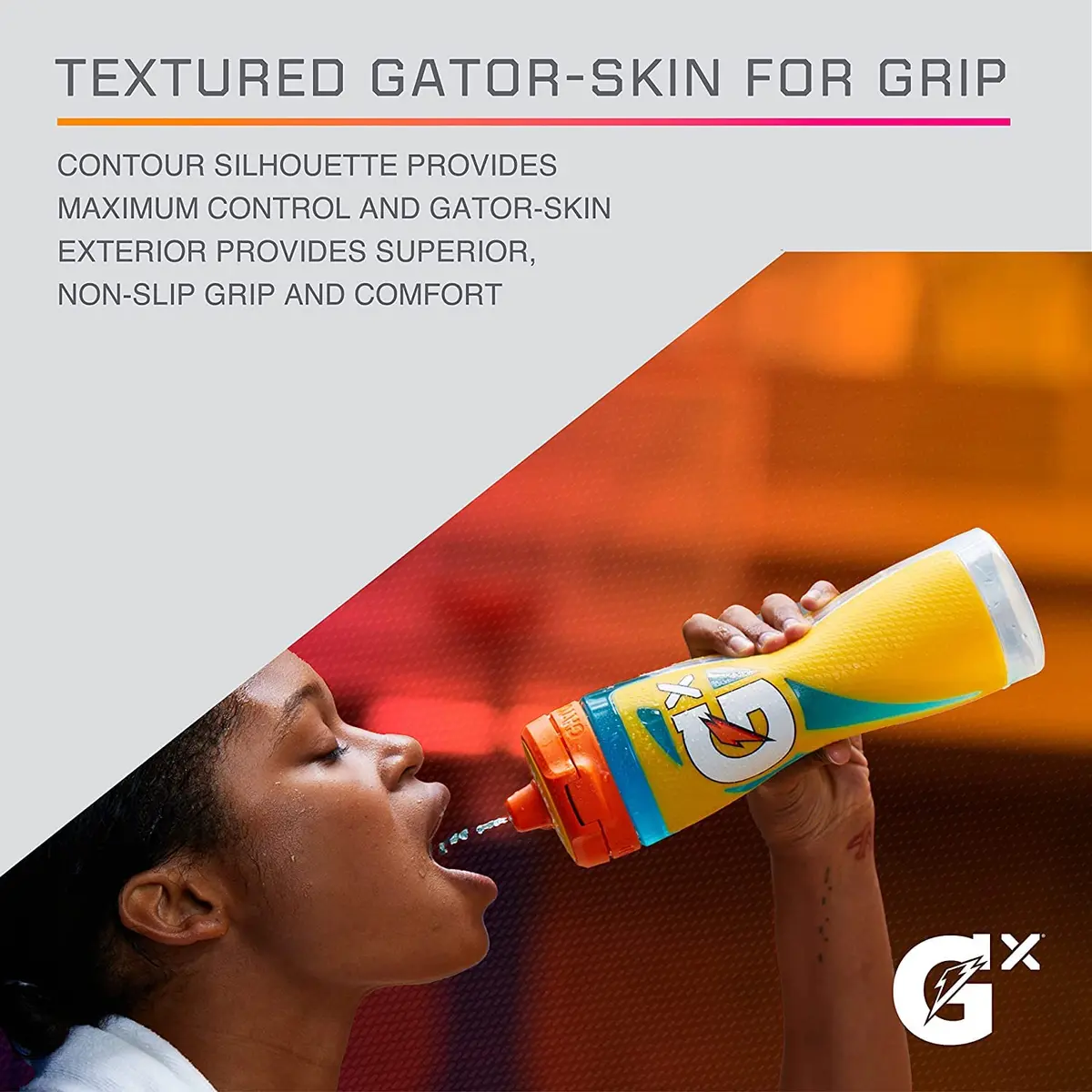 Gatorade Gx Refillable Squeeze Bottle 30 Oz (887 ml) | Customizable Hydration for Athletes - view 7