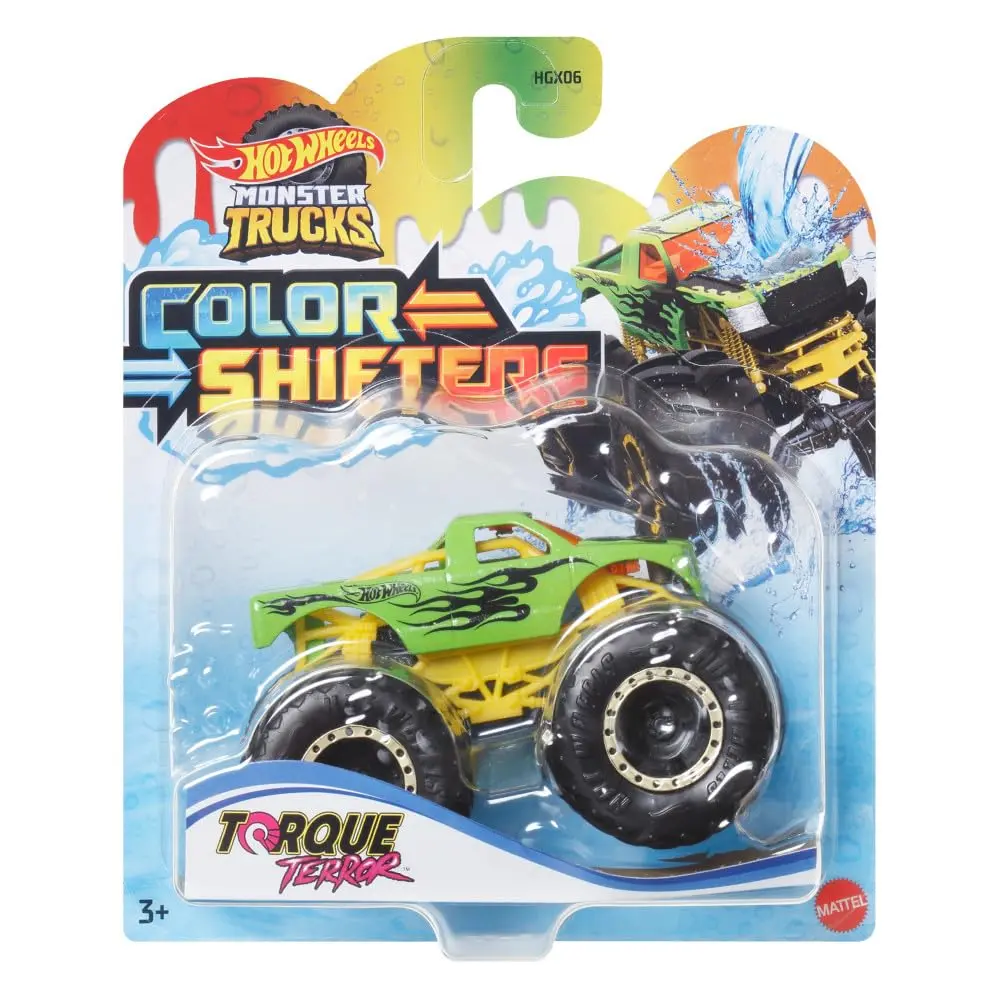 Hot Wheels Monster Truck Torque Terror | Color Changing Assorted Models for Kids 3+ - main product image
