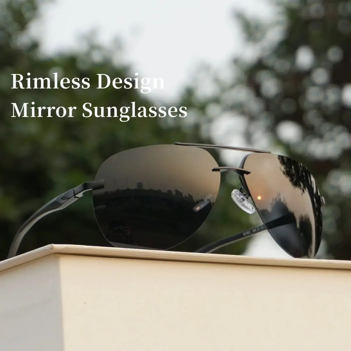 Fishingtours Aviator Sunglasses for Men & Women | Polarized Mirrored Lenses, 65mm - view 2