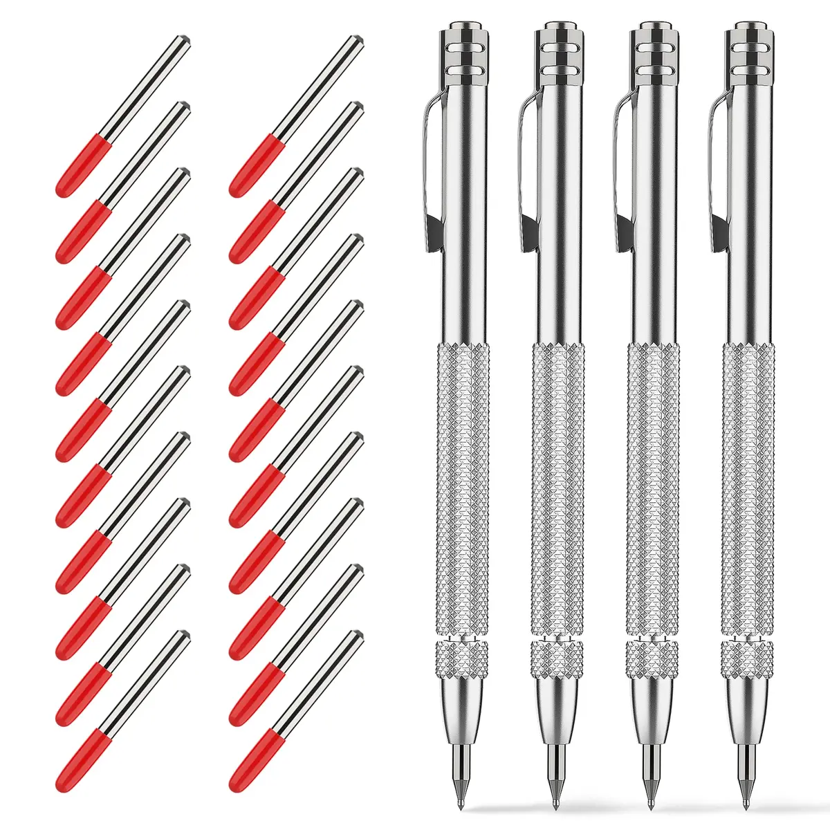 Glieskir Tungsten Carbide Scriber Set with Magnet & 20 Tips | Precision Metal & Glass Marking Tool (70-120 chars) - main product image