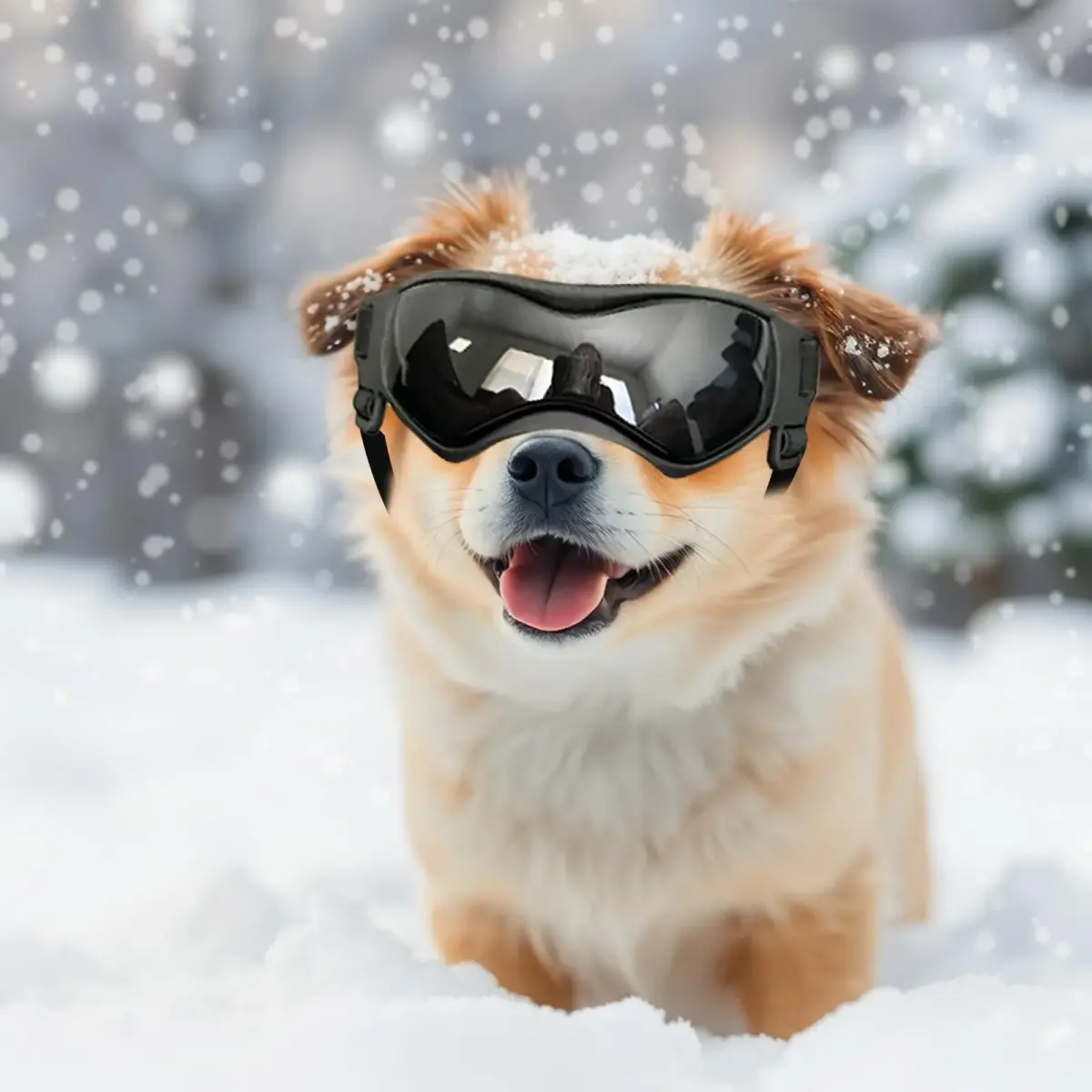 PETLESO Small Breed Dog Goggles | UV Protection Puppy Eyewear for Outdoor Riding Driving, Black S - view 8