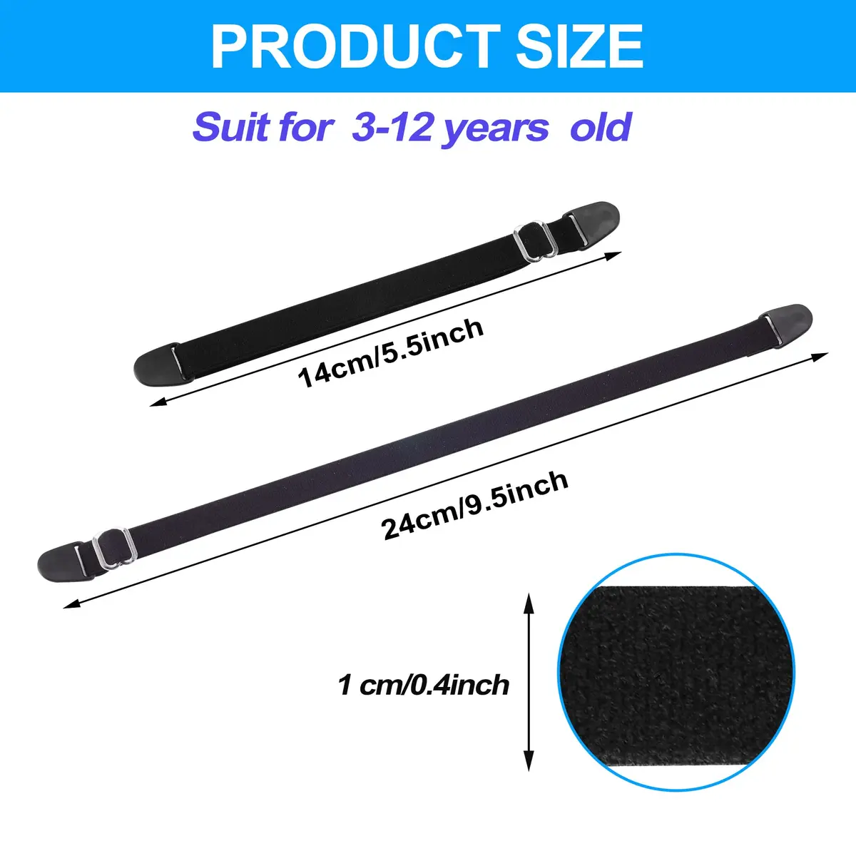 lvvfit Kids Glasses Strap Adjustable Elastic Eyeglasses Band for Toddler Kids Boys Girls | No Tail, Comfort Fit - view 3