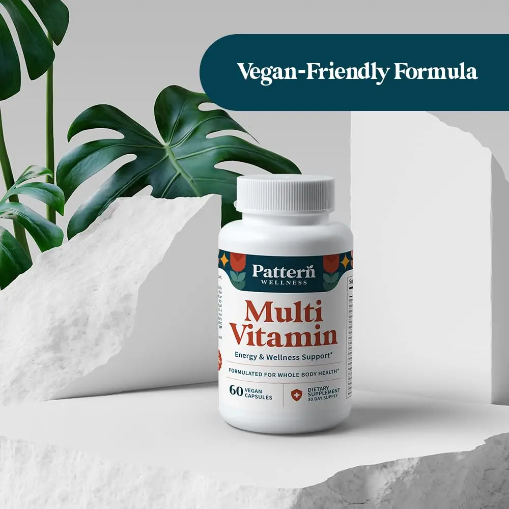 Pattern Wellness Multivitamin for Men & Women – 60 Vegan Capsules | Supports Energy & Whole Body Health - view 8