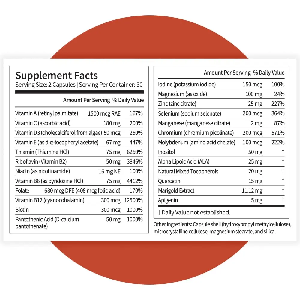 Pattern Wellness Multivitamin for Men & Women – 60 Vegan Capsules | Supports Energy & Whole Body Health - view 9
