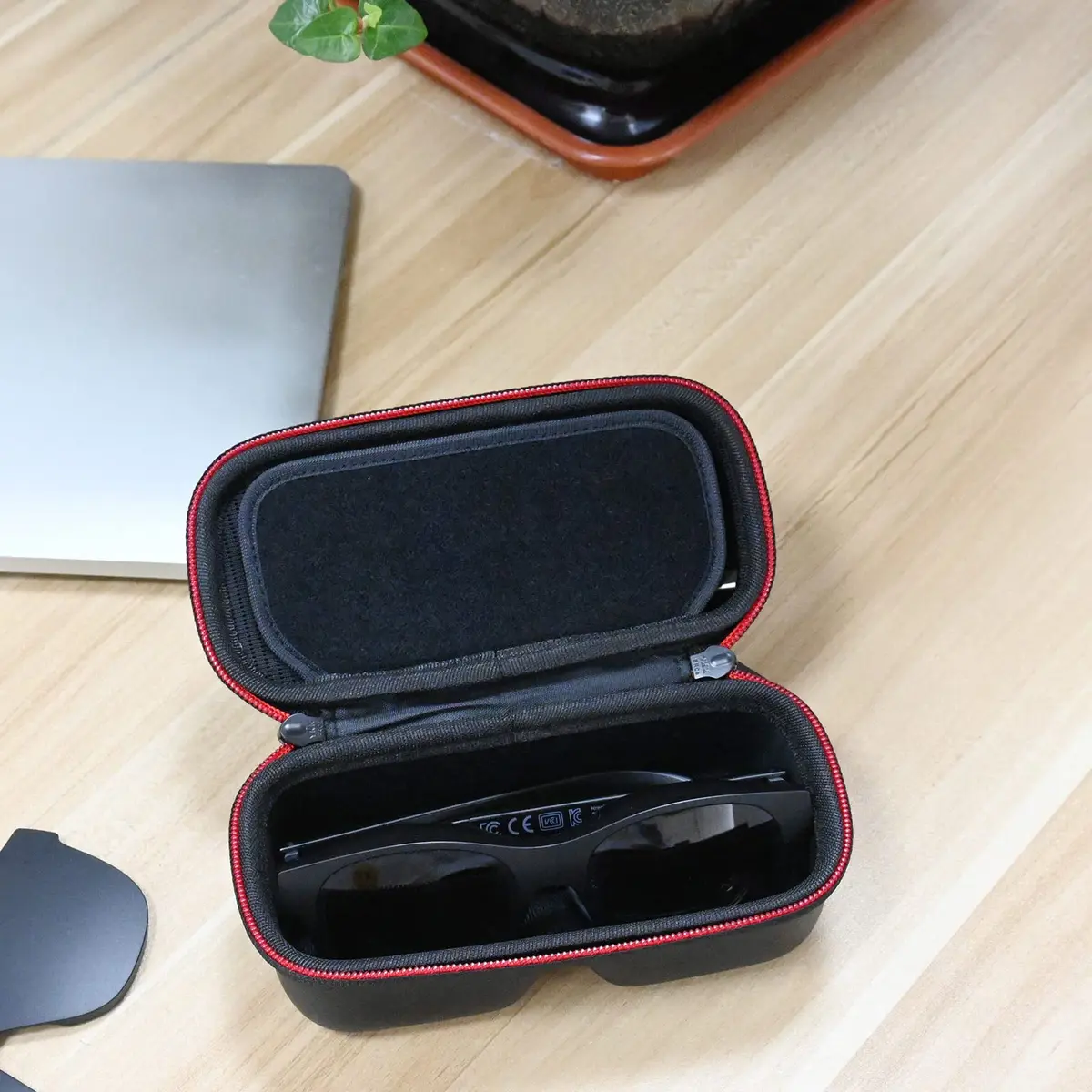RLSOCO Carrying Case for XREAL One Pro AR Glasses | Lightweight PU Leather with EVA Foam - view 7