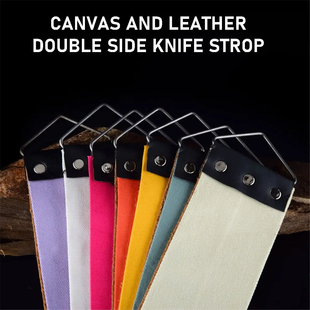 TorSor 2 Pack Razor Sharpener Strap Leather & Canvas | Final Edge Sharpening for Razors & Knives - view 7