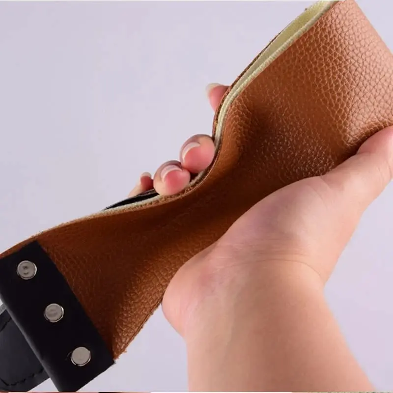 TorSor 2 Pack Razor Sharpener Strap Leather & Canvas | Final Edge Sharpening for Razors & Knives - view 11