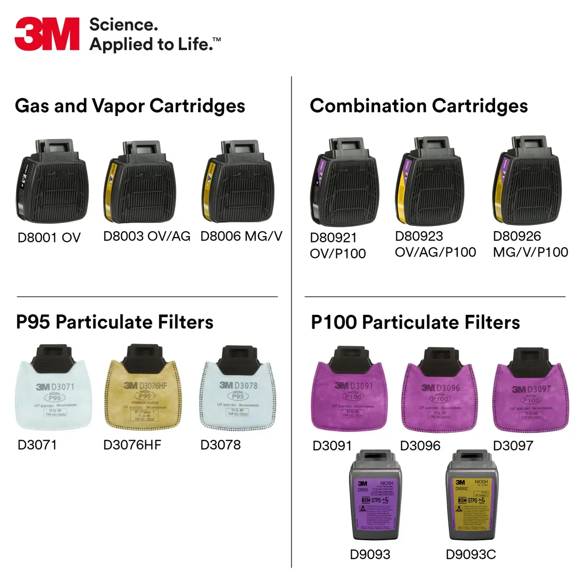 3M Secure Click Full Face Reusable Respirator FF-803 Large | Comfortable, Breathable & Easy Communication - view 8