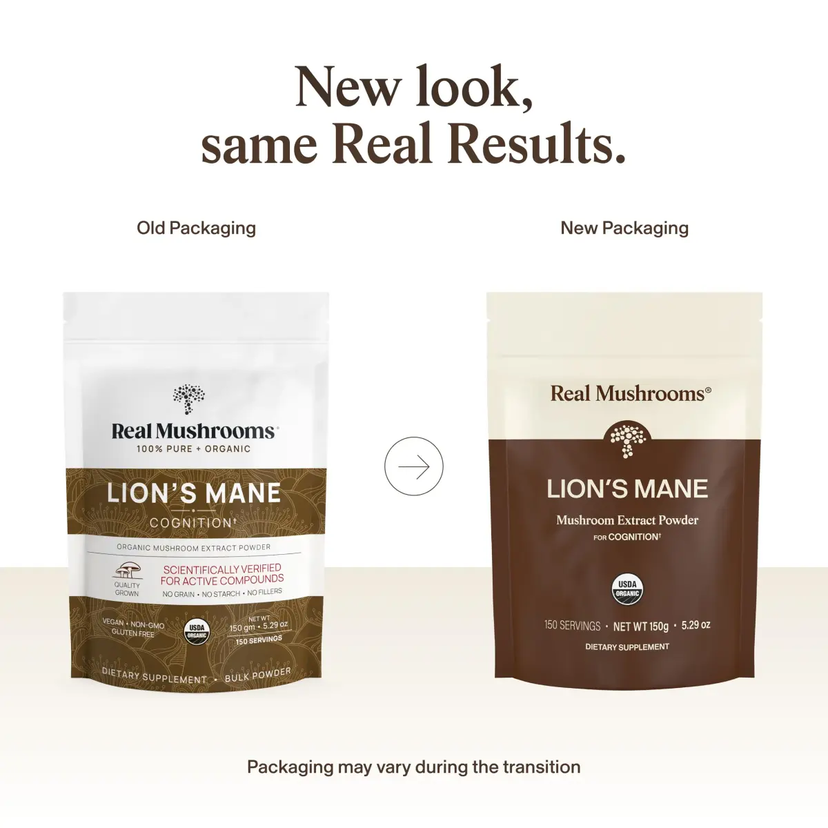 Real Mushrooms Lion's Mane Extract Powder 150 Servings | Organic Adaptogen for Focus & Clarity - view 2
