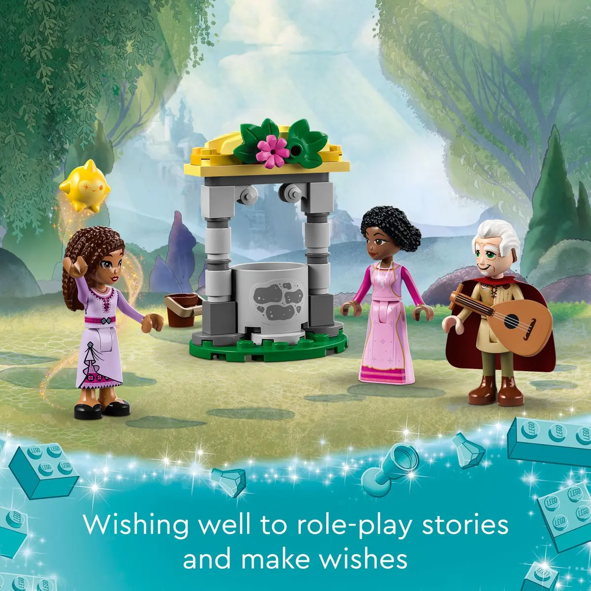 LEGO Disney Wish: Asha’s Cottage 43231 Building Toy Set for Kids 7+ | Role-Play & Collectible Fun - view 5