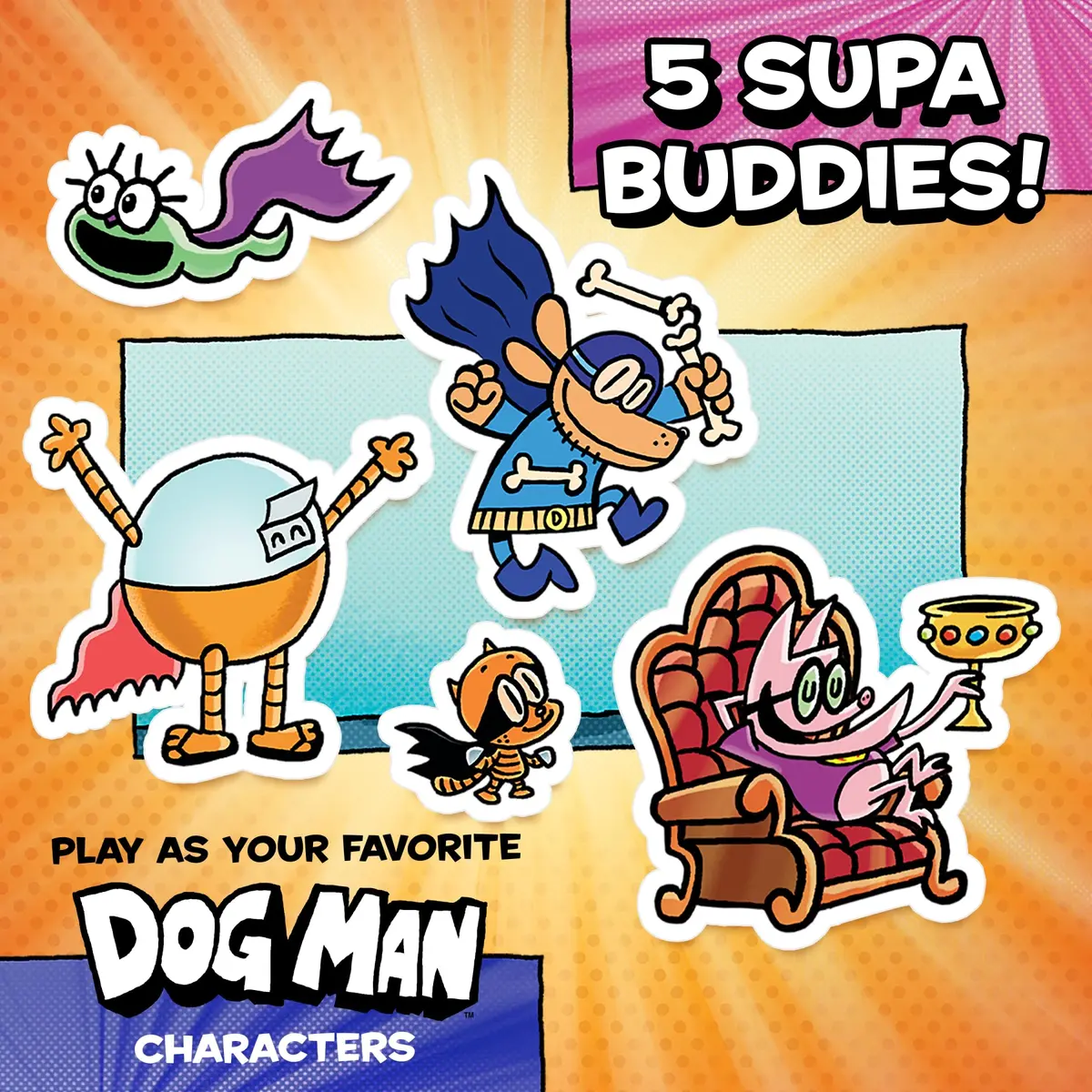 University Games Dog Man Twenty Thousand Fleas Under the Sea Board Game | Ages 6+ | Cooperative Family Fun - view 5