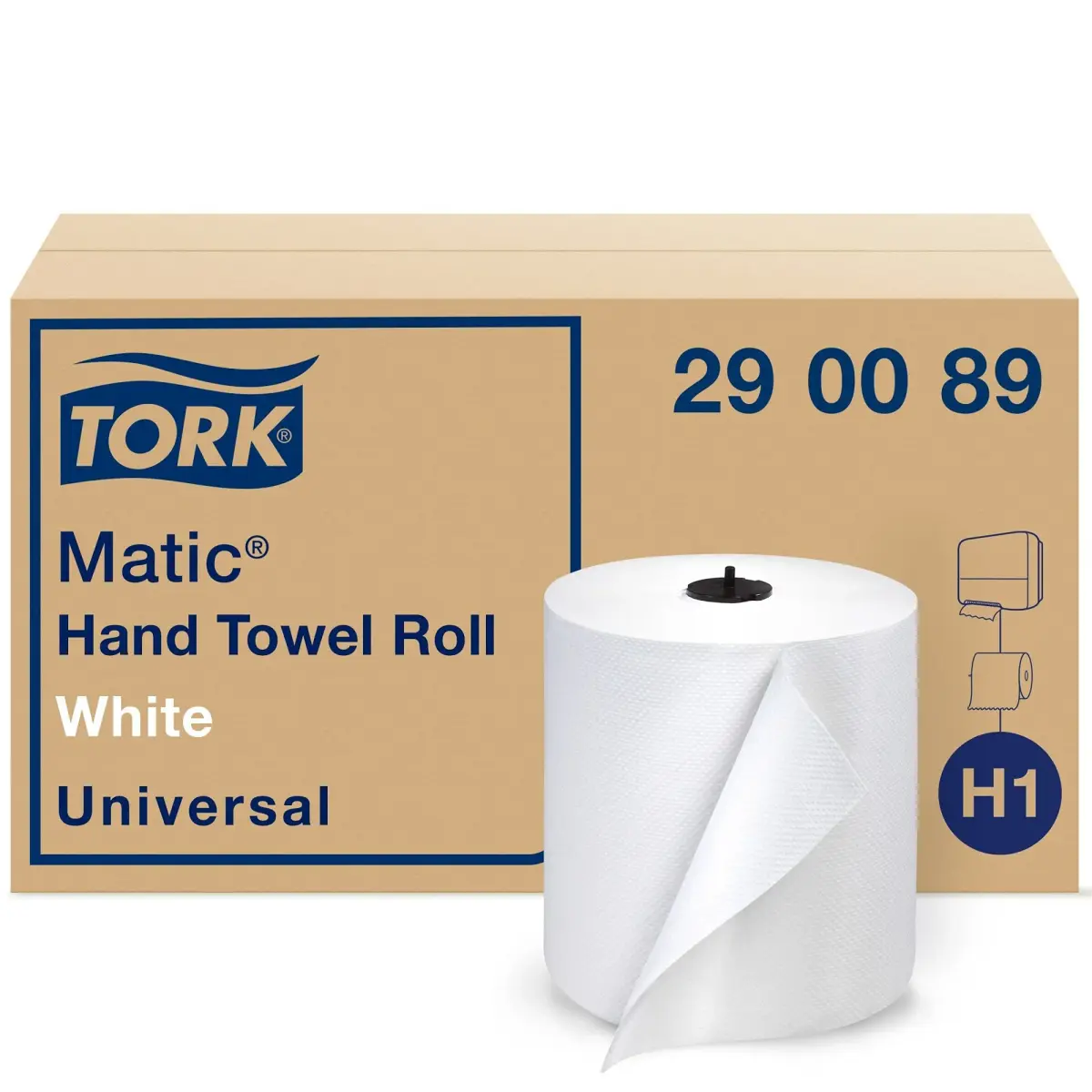 Tork Matic Soft Hand Towel Roll, White, 6 Rolls x 700 ft | Eco-Friendly Bulk Size - view 5