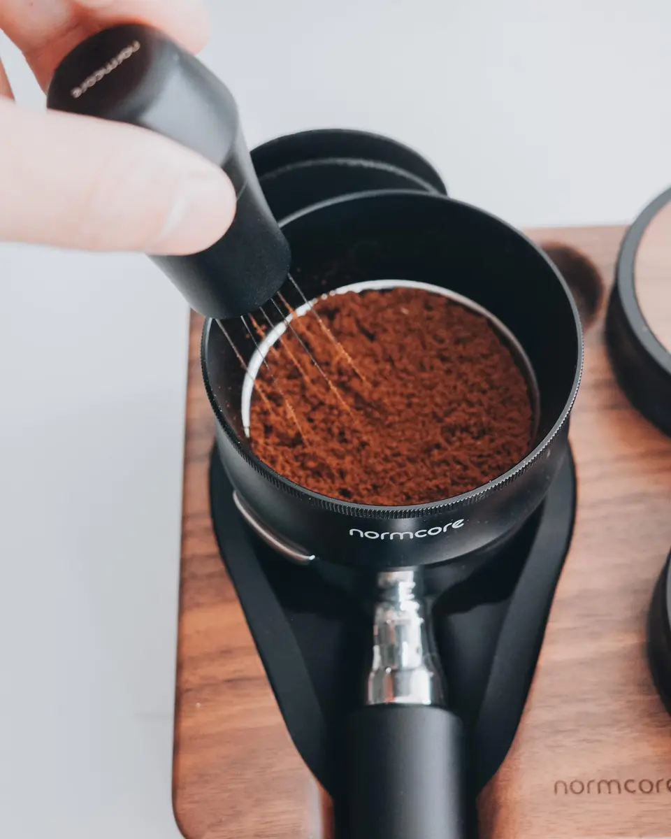 Normcore 58mm Magnetic Dosing Funnel V2 Tall Version | Anodized Aluminum Espresso Coffee Dosing Ring for Breville Portafilter - view 4