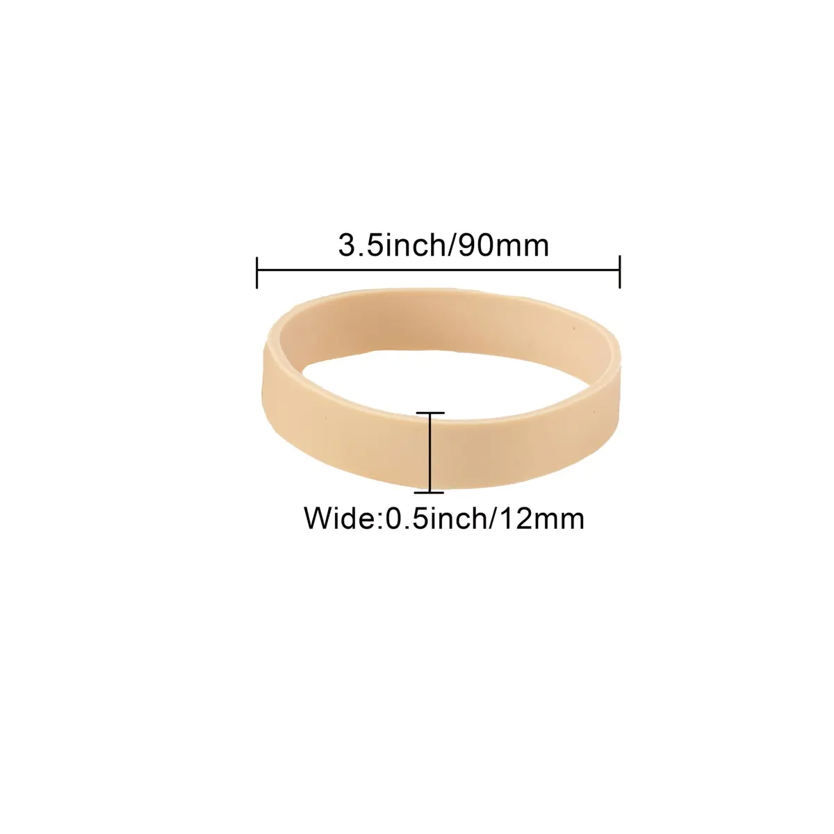 AMUU Heavy Duty Rubber Bands Size 84 Tactical Elastics Bands 50 Pack | Wide & Thick for Office Supplies - view 3