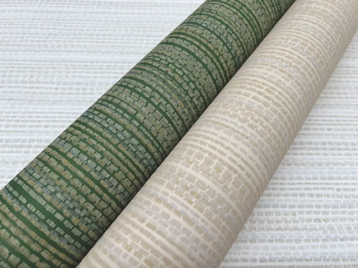 Erin & Ben Co. PSW1449RL Warm Wheat Tick Mark Texture Premium Peel and Stick Wallpaper, Beige | Modern Geometric Design, 20.5 inches x 20 feet - view 5
