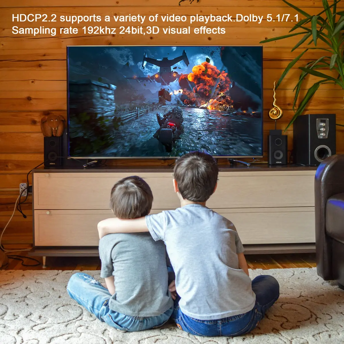 DiamondTiger 8K HDMI 2.1 Switch 4 in 1 Out | 8K@60Hz, 4K@120Hz, VRR, Dolby Vision, Aluminum Shell - view 4