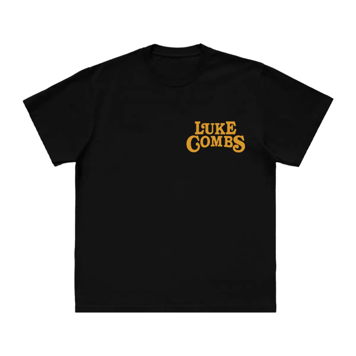 Luke Combs Gettin' Old Album Tee | Official Unisex Cotton T-Shirt in Black - main product image