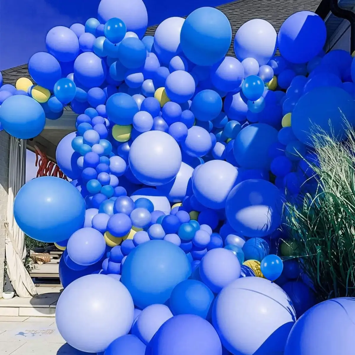KUULBELA Blue Balloons 110Pcs, 5 Inch Small Latex Party Balloons | Assorted Colors Balloon - view 5