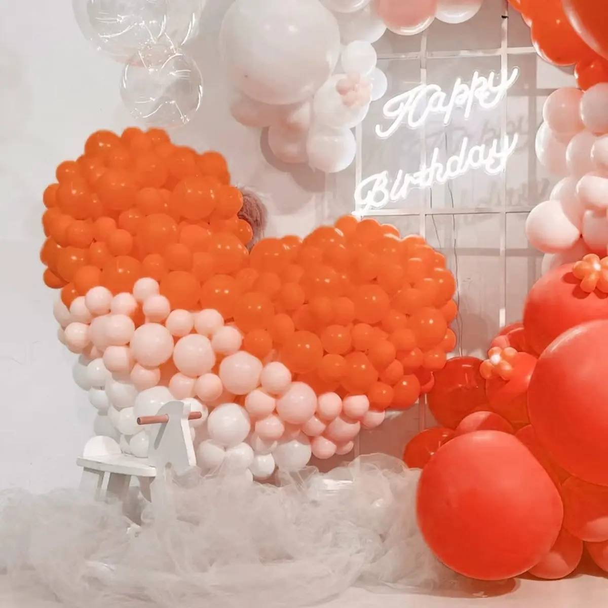 KUULBELA Orange Balloons 110Pcs 5 Inch | Birthday Party Decorations - view 6