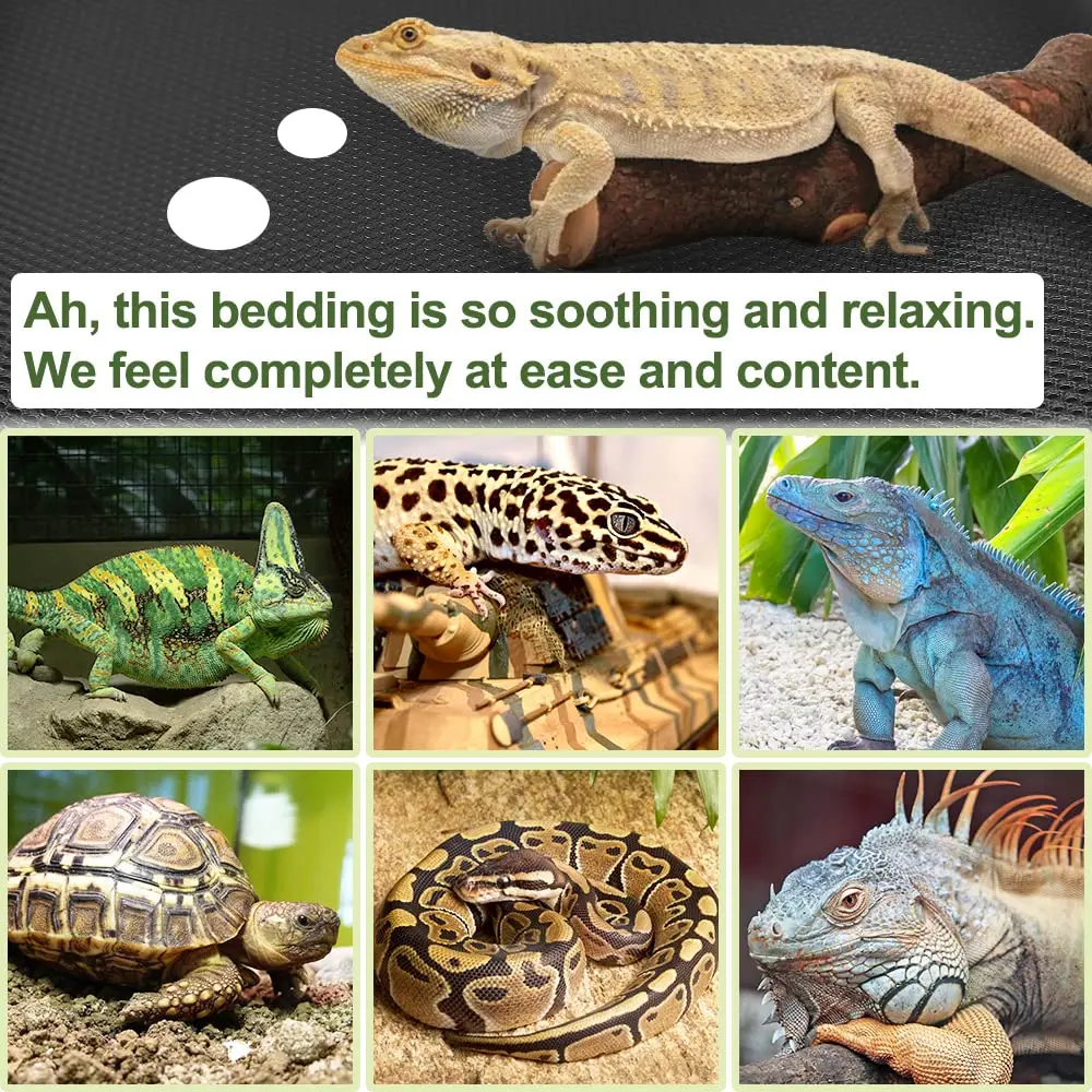 TCYPUHL Reptile Carpet 18"×79" | Safe, Reusable & Easy to Clean for Reptile Tanks - view 5