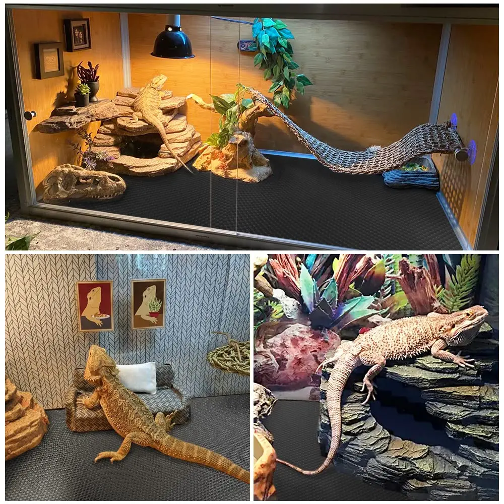 TCYPUHL Reptile Carpet 18"×79" | Safe, Reusable & Easy to Clean for Reptile Tanks - view 6