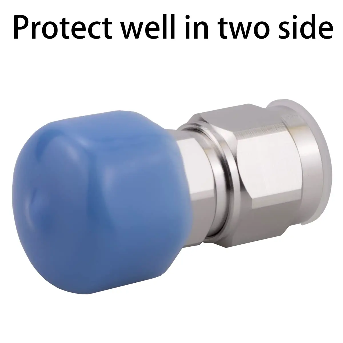 Whisary 4.3-10 Mini DIN Male to N Male Adapter 60g | Low PIM 163dBc RF Connector - view 6