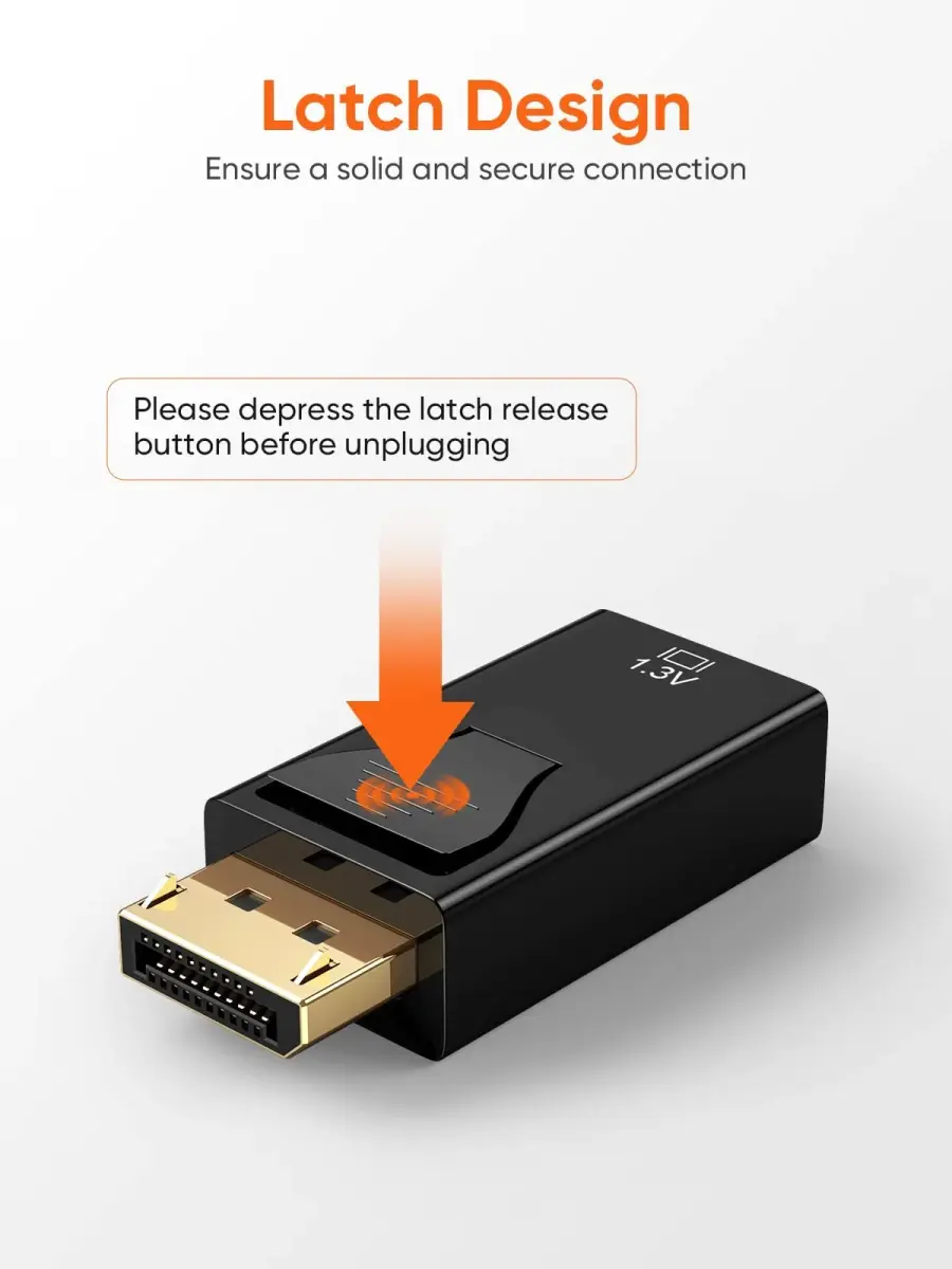 CableCreation Active DisplayPort to HDMI Adapter 5 Pack, 1080P DP to HDMI | Unidirectional Gold-Plated Connector - view 5