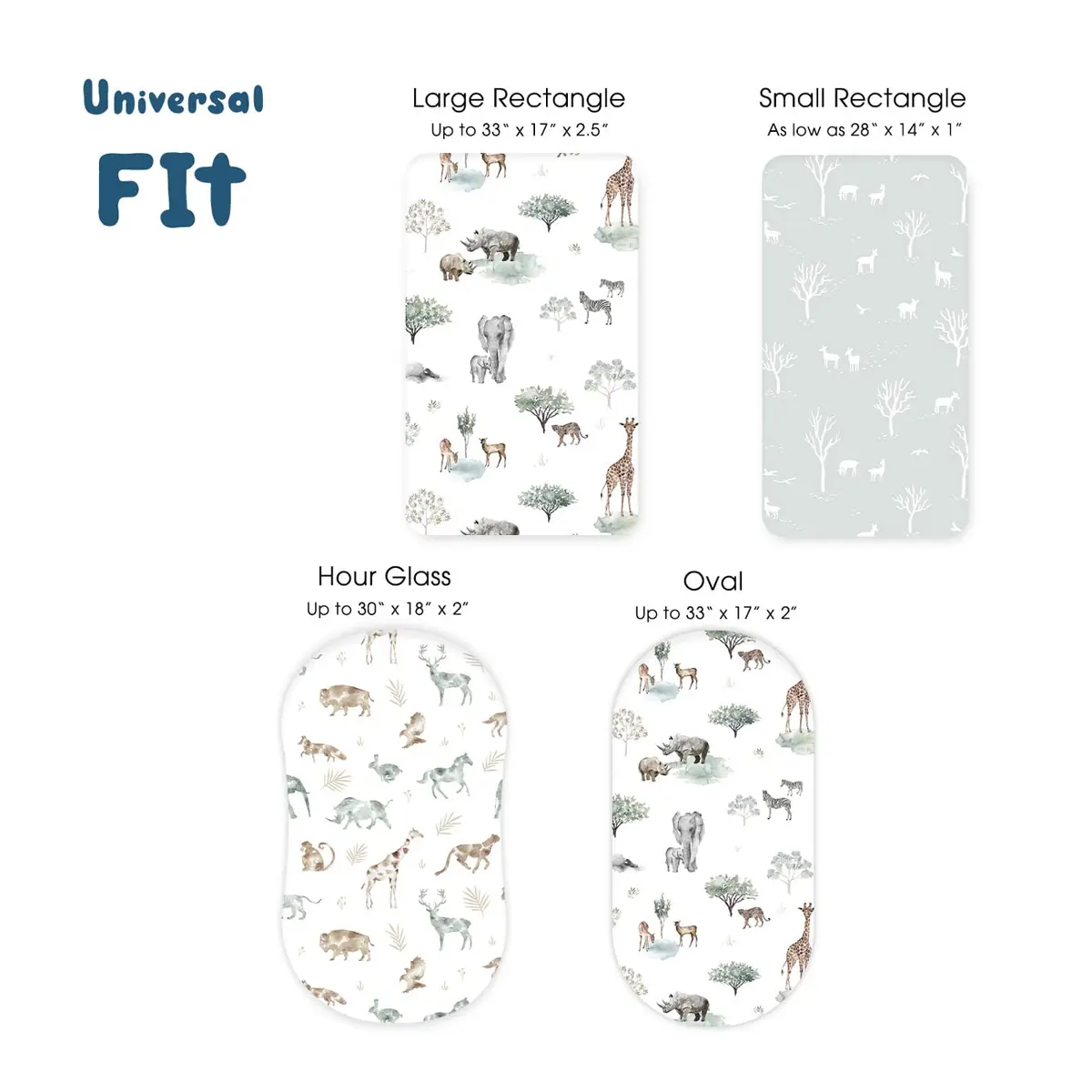 GRSSDER Ultra Soft Fitted Bassinet Sheets 3 Pack | Universal Fit for Baby Cradle & Moses Basket - view 6
