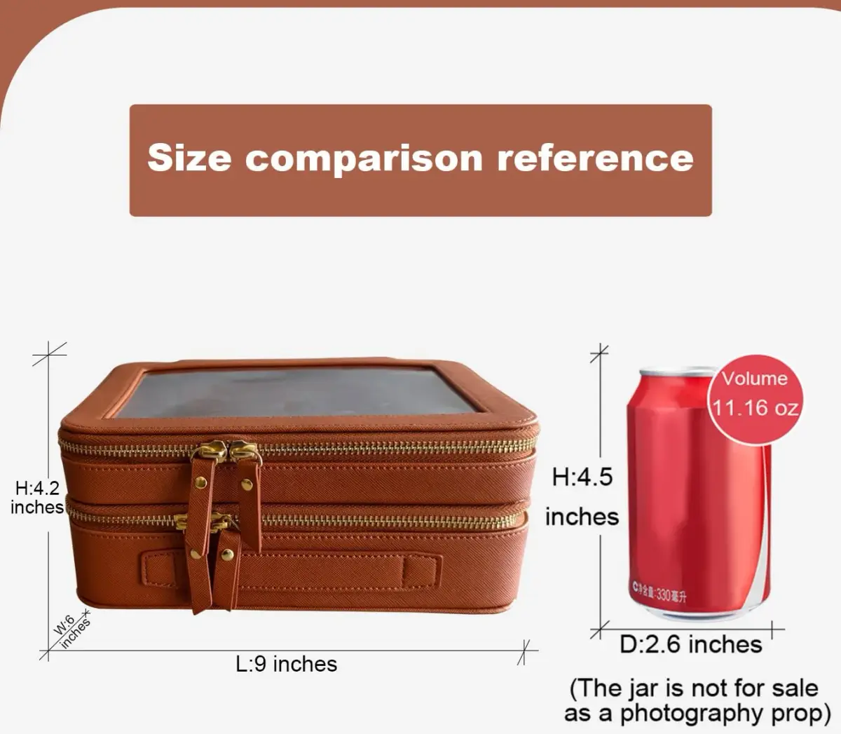 SANHECUN Clear Travel Toiletry Bag 22.86cm x 15.24cm x 10.67cm | TSA Compliant Makeup Organizer - view 7