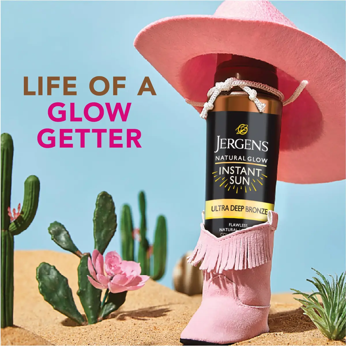 Jergens Natural Glow Instant Sun Body Mousse, Ultra Deep Bronze, 177ml (6 Fl Oz) | Streak-Free Tan - view 7