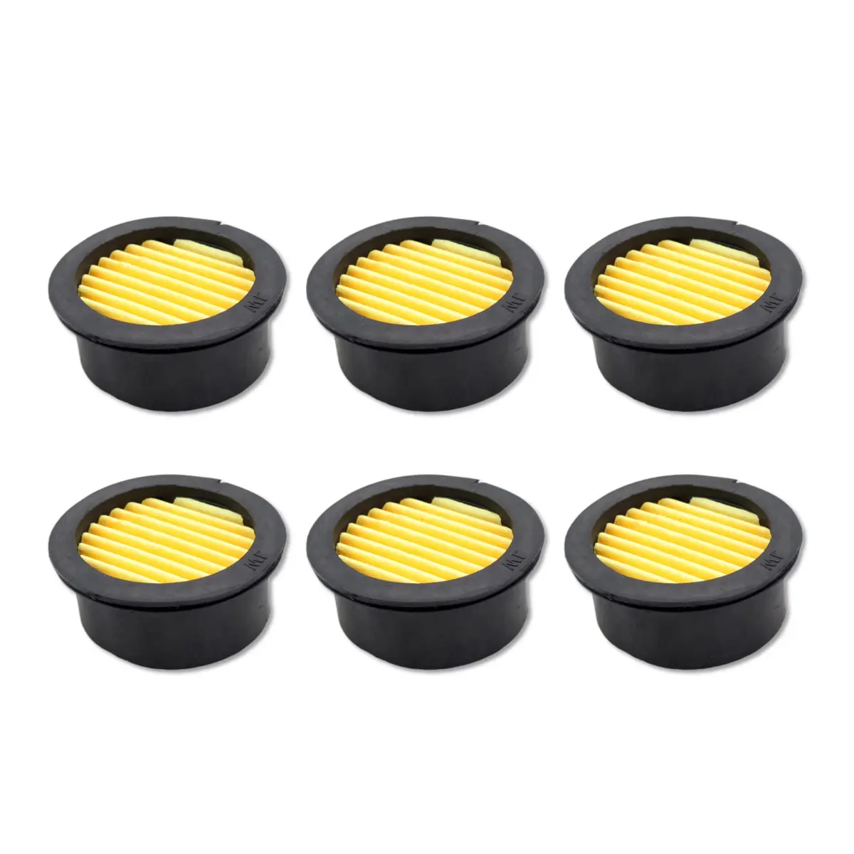 Joyangy 6-Pack Air Compressor Silencer Filter Replacement Elements 59mm x 50mm x 24mm | Universal Fit for Oil-less Compressors - main product image