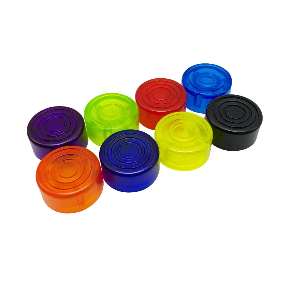 CCeCCe 8 Pack Footswitch Toppers Guitar Pedal Caps | Colorful, Durable & Stage-Illuminating - view 2