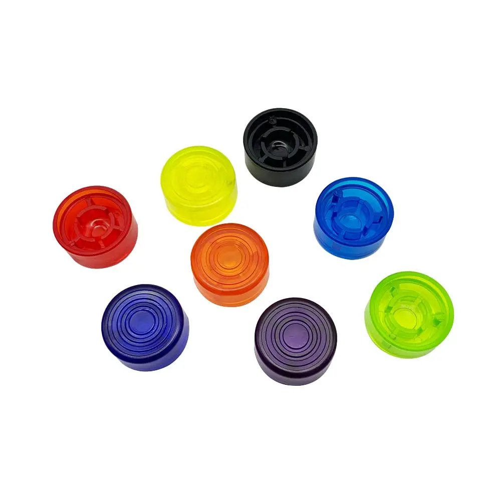 CCeCCe 8 Pack Footswitch Toppers Guitar Pedal Caps | Colorful, Durable & Stage-Illuminating - view 3