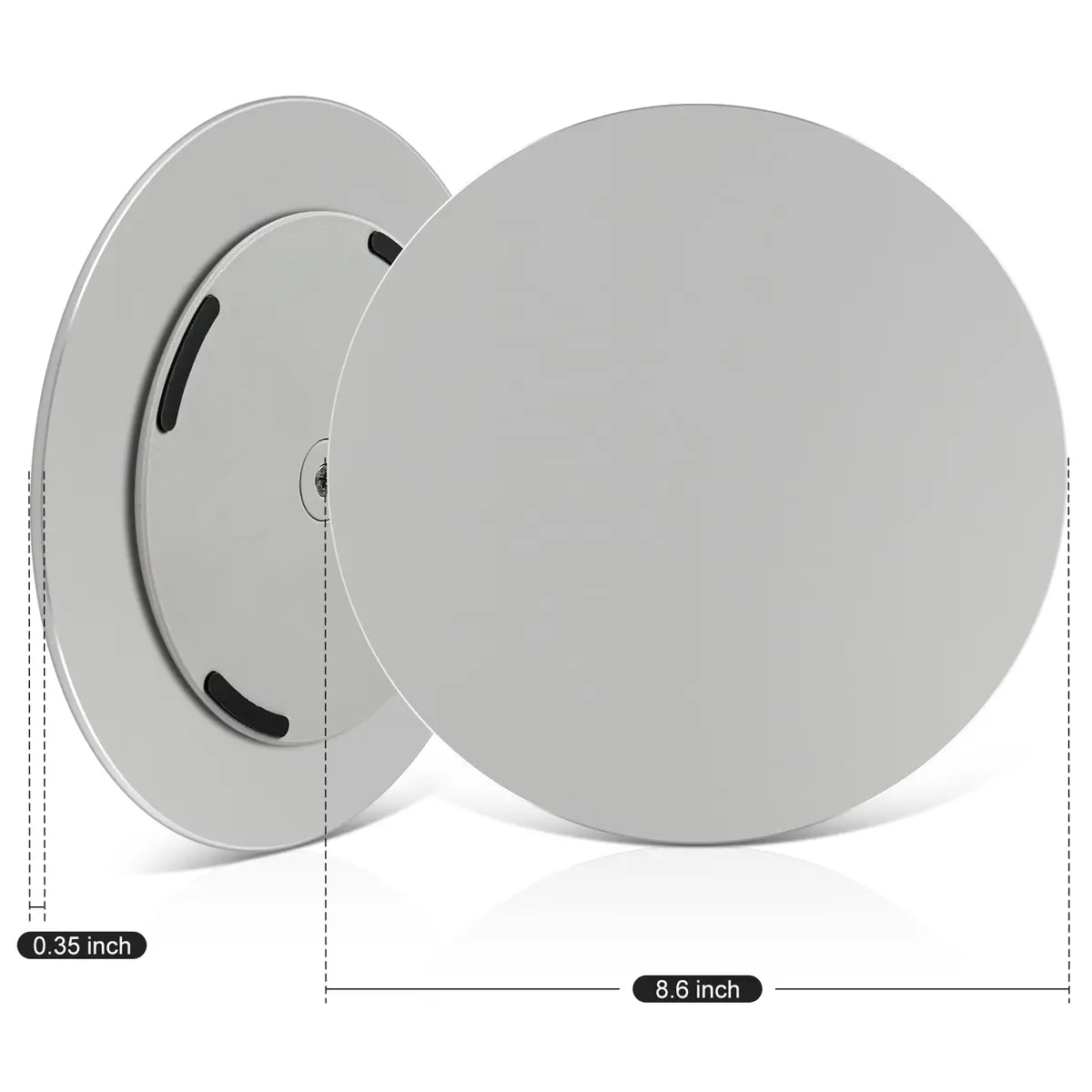 pyntop 360° Rotation Monitor Swivel Base Computer Screen Monitor Stand | Stable Aluminum Turntable for Most Monitors - view 2