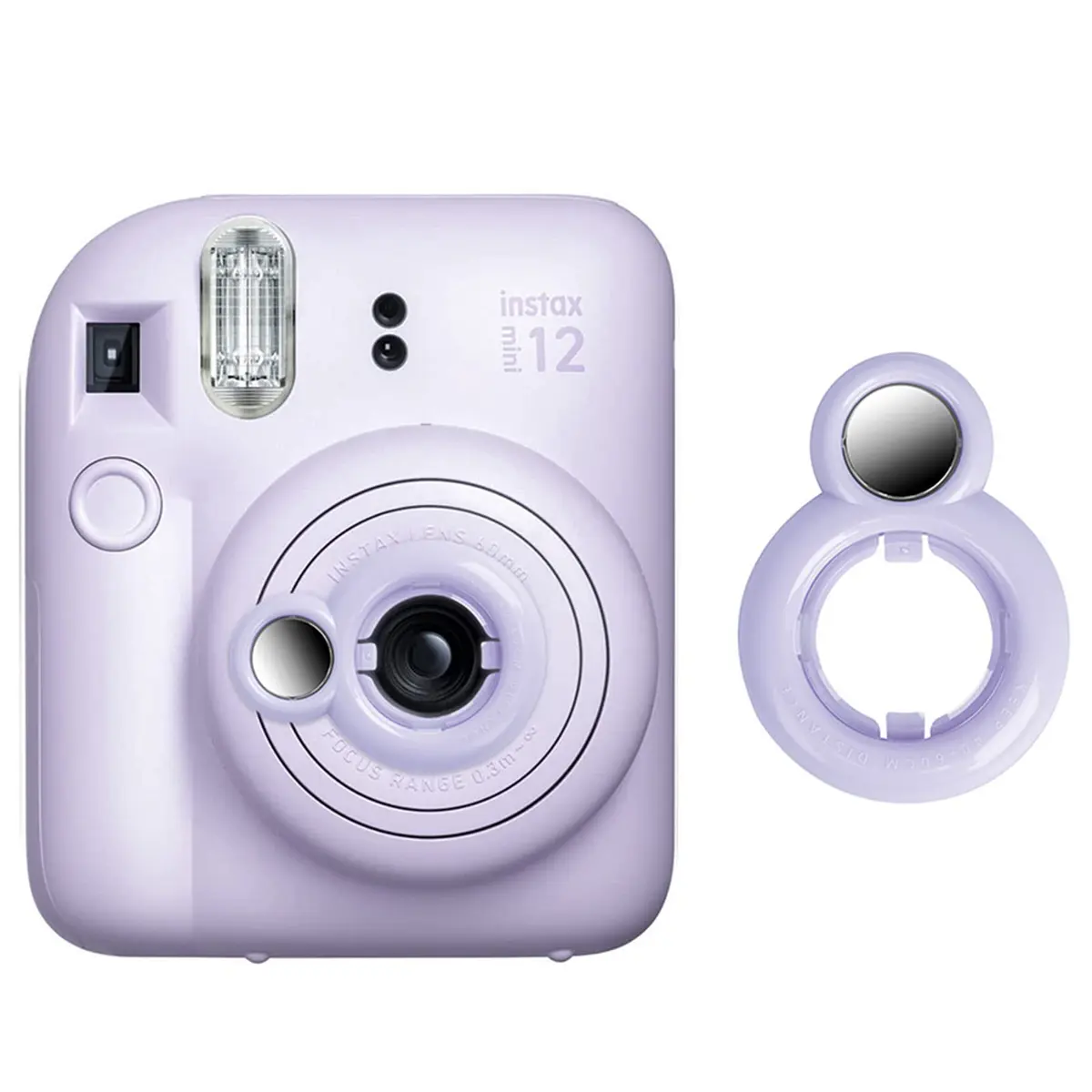 Rieibi Selfie Mirror for Instax 12 | Purple Self-Portrait Lens for Fujifilm Mini 12 - main product image