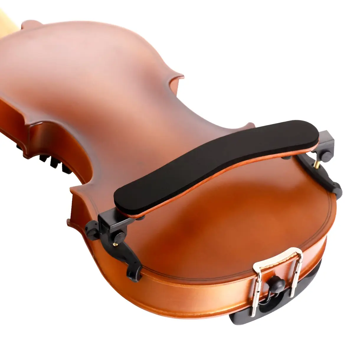 SUEWIO Violin Shoulder Rest for 4/4 and 3/4 Size, Imitation Wood Grain with EVA Foam Pad & Adjustable Feet | Lightweight & Secure Grip - view 2