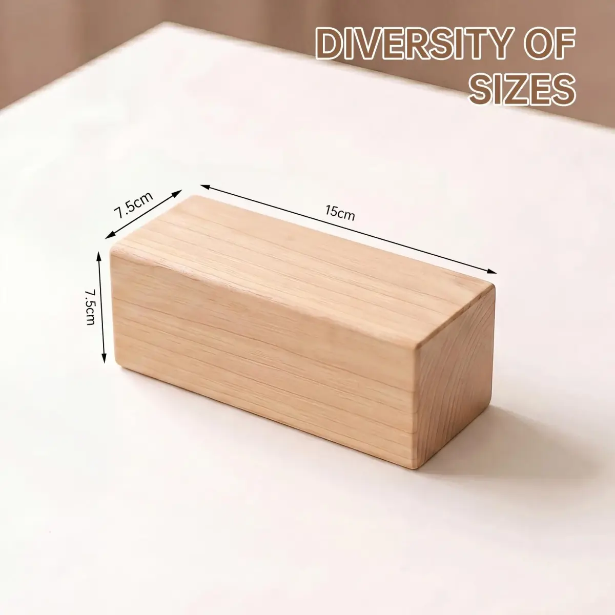 PONGJA Basswood Carving Blocks 15.24 x 7.62 x 7.62 cm (6 x 3 x 3 inches) | Soft Wood for Beginners & DIY Crafts - view 2