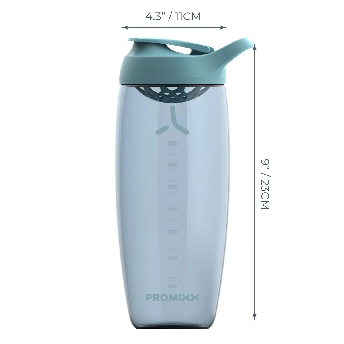 PROMIXX Pursuit Ocean Calm Blue 32 oz Shaker Bottle | Silent Mixer, Leak-Proof, BPA-Free ECOZEN - view 4