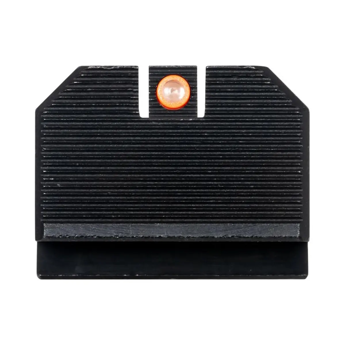 Night Fision Optics Ready Stealth .311-.402 Night Sight Set for Smith &Wesson M&P with RMR/507c/SRO, Orange Front Ring, Blank Rear Sight | Bright Tritium Aim - main product image