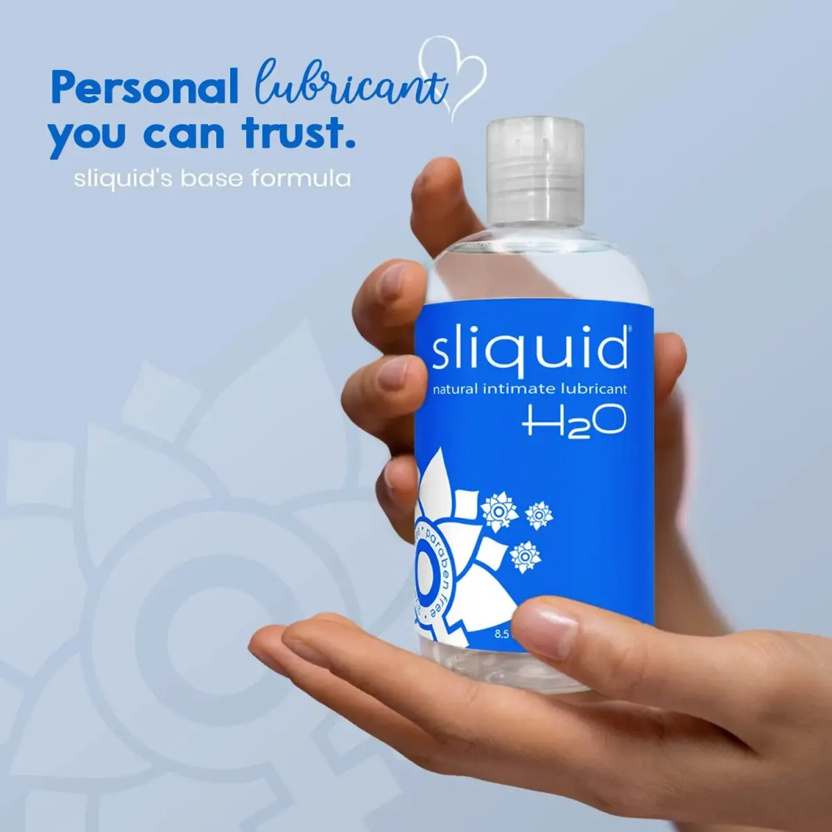 Sliquid H2O Water-Based Lube Gel - 510ml (17 Fl Oz) | Natural, Unscented, Condom & Toy Safe - view 3