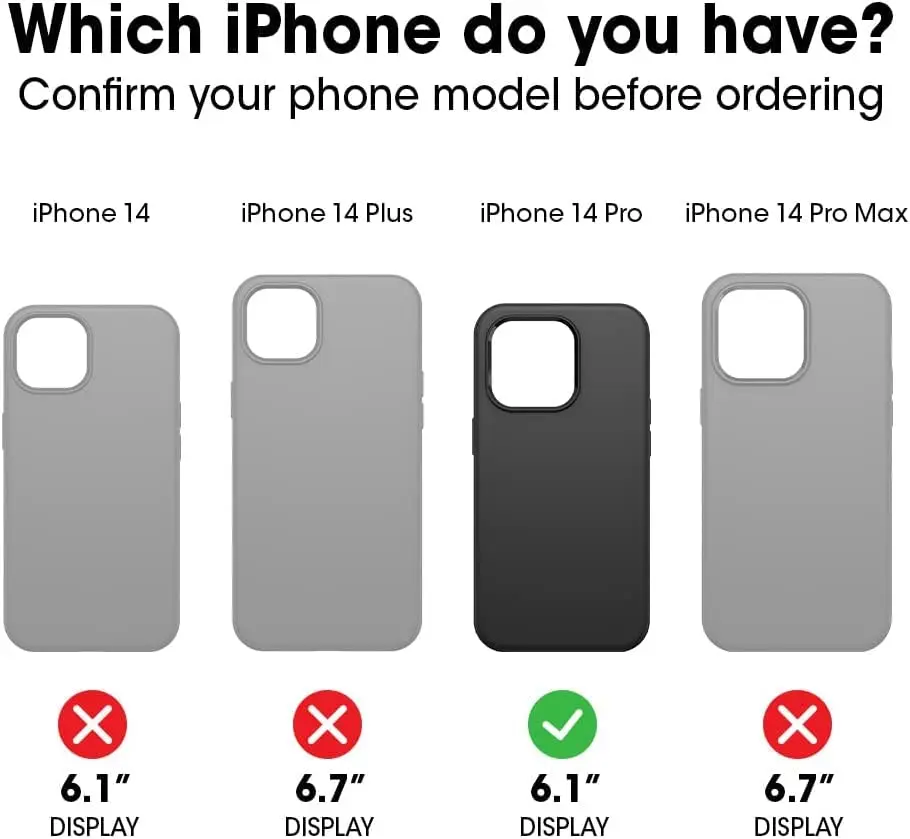 OtterBox Commuter Series Case for iPhone 14 Pro (Only) 15.8 cm (6.2 in) | Dual-Layer Drop Protection - view 2