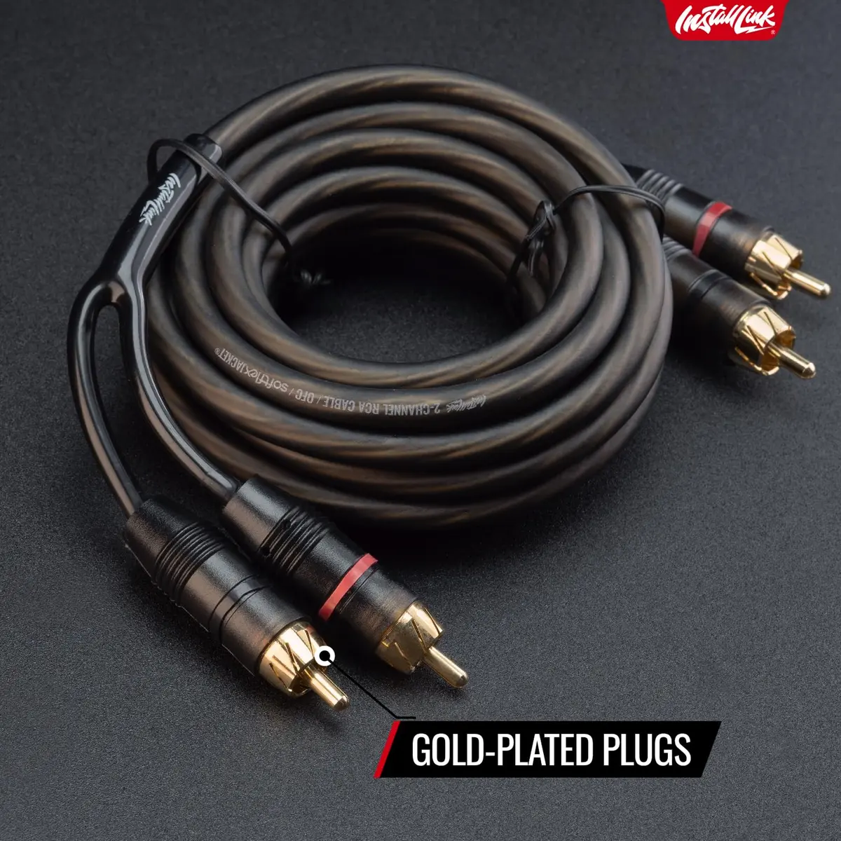 Install Link RCA Audio Cable 12ft | OFC 2-Male Stereo Subwoofer & TV - view 8