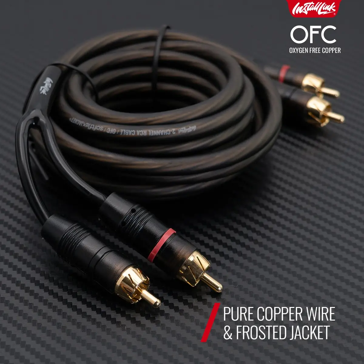Install Link RCA Audio Cable 12ft | OFC 2-Male Stereo Subwoofer & TV - view 9
